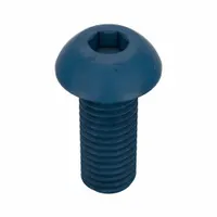 Socket Head Cap Screw: M12x1.75 Thread Size, 30 mm Lg, Button, Blue Phosphate, Alloy Steel, 50 PK (MPN UST194874)