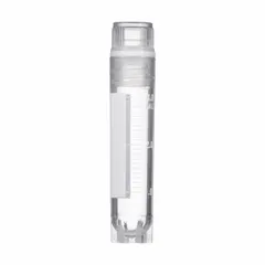 APPROVED VENDOR Internally Threaded Cryogenic Vial, 3 mL, Polypropylene, Sterile, Round Bottom, Self-Standing, Natural