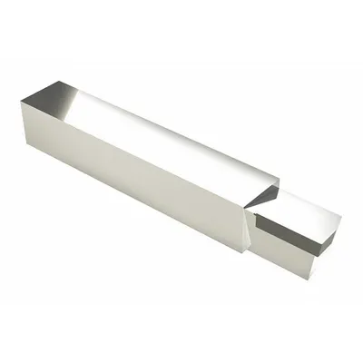 MICRO 100 Single-Point Tool Bit: AL Tool Bit Style, 7/16 in Shank Wd, 7/16 in Shank Ht - Brazed-Tip Lathe Tool Bits
