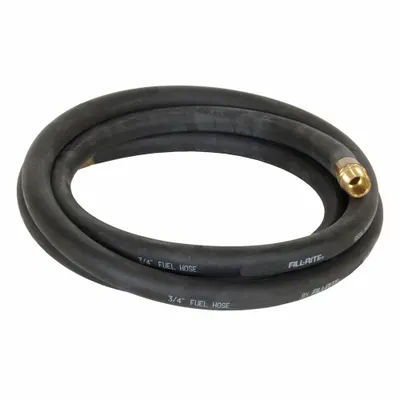 FILL-RITE Discharge Hose: Discharge Hose, 3/4 in x 12 ft, Neoprene, Nitrile, Brass - Discharge Hoses for Fuel Transfer Pumps