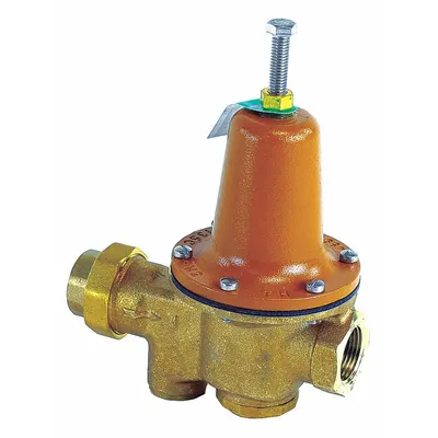 Watts Pressure Reducing Valve: FNPT x FNPT, Copper Silicon Alloy, 25 psi to 75 psi - Standard Capacity Water Pressure Regulators