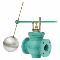 KECKLEY Float Valve Assembly: For Water Media, Angle Valve Body, Cylindrical, Horizontal Piping, Adj (MPN 377FG/IB)