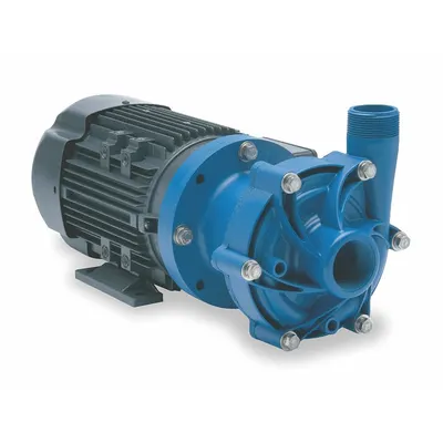 FINISH THOMPSON Magnetic Drive Pump: Polypropylene, 1/2 hp Horsepower, Single Phase - Magnetic-Drive Straight Centrifugal Pumps