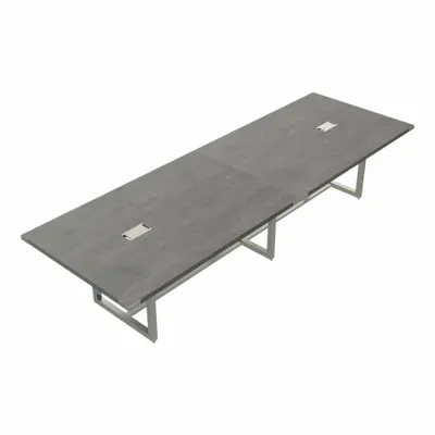 MIRELLA MRS12SGY Rectangular Conference Table - Rectangular Conference Tables