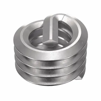 HELI-COIL Screw-Locking Tanged Helical Insert, #8-32, Plain, 100 PK - Screw-Locking Tanged Helical Inserts
