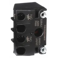 SIEMENS Contact Block: 30 mm Panel Mounting Size, 1NC, Momentary, Universal Series, Screw Terminals (MPN 52BAJ)