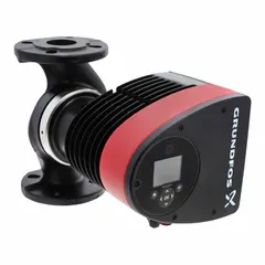 Standard-efficiency, variable-speed inline circulator pump for potable water systems. Cast-iron construction with flange connections and included volute. Delivers 175 gpm at 49 ft max head, 115V AC, 7/8 hp motor.