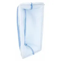 Cube Air Filter: 12 in x 24 in x 20 in, 2 Pockets, Synthetic, Blue/White, MERV 8