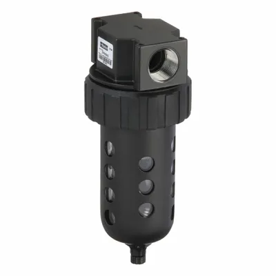 Parker Compressed Air Filter: Particulate, 3/4 in NPT, 40 micron, 145 cfm - Parker FRL Air Filters