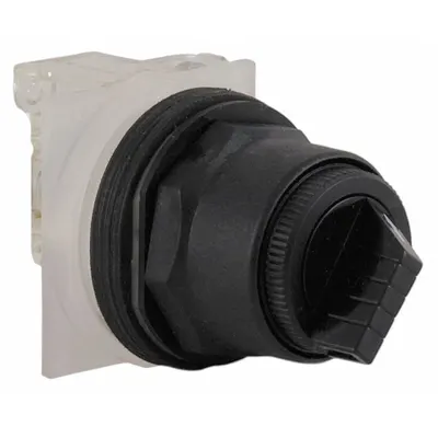 SCHNEIDER Selector Switch: 30 mm Panel Mounting Size, 2 Positions, Short Lever, SPDT - Selector Switches