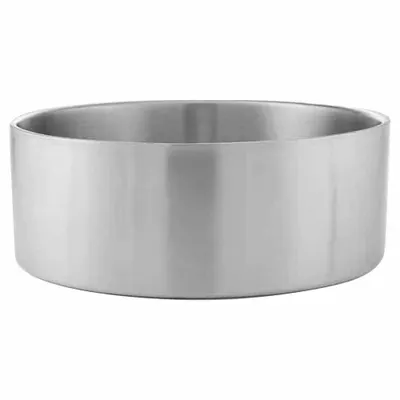 AMERICAN METALCRAFT Bowl: Pretty Polished Rims, 338 oz Capacity, 14 in Dia, Stainless Steel - Serving Bowls