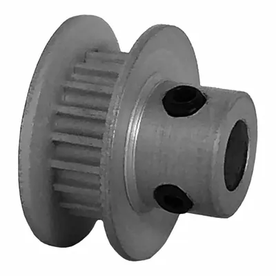 Dayton Timing Pulley: Modified Curvilinear, Fixed, For GT Timing Belt Section - GT Section Fixed-Bore Timing Pulleys with Hub