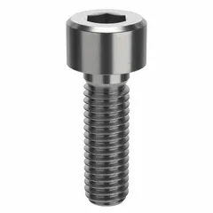 Metric standard socket head cap screw with M5x0.80 thread, 16 mm length, and 4 mm drive size. Made from 316 stainless steel (H5) with plain finish and right-hand thread. Used for fastening components in machinery, equipment, and structural assemblies requiring corrosion resistance.
