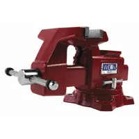 WILTON Combination Vise: Std Duty, Covered, 5 1/2 in Jaw Face Wd, 5 in Max Jaw Opening, Serrated (MPN 675U)