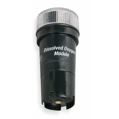 The EXTECH DO605 is a dissolved oxygen sensor with a bulb-shaped tip and single-junction design. It measures DO levels from 0 to 20 mg/L and features a polycarbonate body with a proprietary connection. Suitable for water quality testing in environmental, wastewater, and laboratory applications.