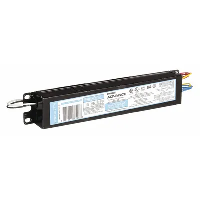 ADVANCE Fluorescent Ballast: 120 to 277V AC, 1/2 Lamps Supported - Rapid Start Electronic Fluorescent Ballasts