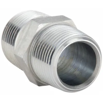 PARKER 1-1/4 FF-S Male NPT Threaded Pipe Straight, 3000 psi - Threaded High-Pressure Pipe Fittings