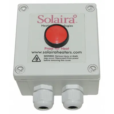 SOLAIRA Timer Control for Heater: Surface, For All Electric Radiant Heaters, 4,000 W Output - Controls & Cords for Electric Wall & Ceiling Heaters
