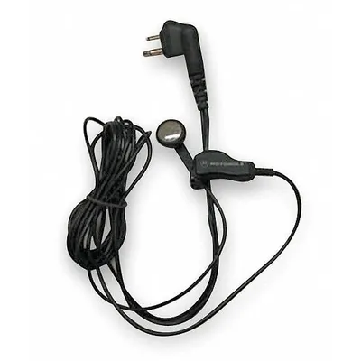 MOTOROLA Earpiece with Microphone: Fits Motorola, For CLS/DLR/DTR/RD/RM Series, Earbud - Motorola-Compatible Earpieces & Headsets