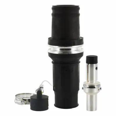 LEVITON Single Pole Inline: Male, Black, 1000V AC, 636 A, Crimp Tube Termination - Plugs with Crimp Tube Terminations