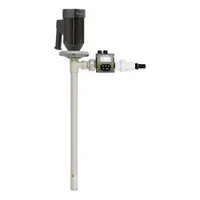 STANDARD PUMP Electric Drum Pump: 1 hp HP, 110 to 120 V AC, 27 gpm, 300 cps Max. Viscosity, PP (MPN BCENCPP27)