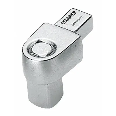 GEDORE Interchangeable Torque Wrench Head: 9mm x 12mm, 1/2 in Drive Size - Fixed Square Torque Wrench Heads