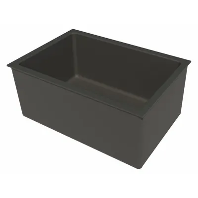 INSTOCK Drop-In Sink: Rectangular, 28 in Bowl Lg, 15 in Bowl Wd, 11 7/8 in Bowl Dp - Corrosion-Resistant Laboratory Sinks