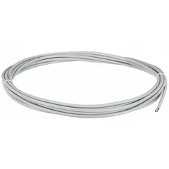 Continuous flexing control cable with 5 conductors, 18 AWG, copper conductors, black with white numbers, includes ground. PUR jacket, coolant resistant, rated 1000 V. cRUus listed. Minimum bend radius: fixed 4x OD, flexible 5x OD, e-chain 6.8x OD. Suitable for automated machinery and cable carriers.