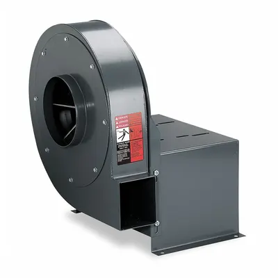 Dayton High Pressure Blower: 13 1/2 in Wheel, Direct Drive - High-Pressure Direct-Drive Blowers without Drive