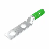 Compression Lug: For 1 AWG, Stranded Wire, 1/2 in Stud Size, Long, Copper Barrel (MPN YA1C2N)
