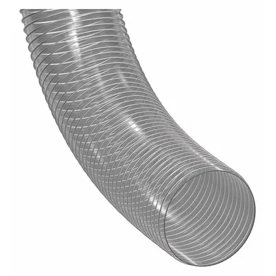 HI-TECH DURAVENT Ducting Hose: 5 in Hose Inside Dia., 25 ft Hose Lg, 3.5 in Bend Radius - Urethane Duct Hoses for Wood Chips & Plastic Pellets
