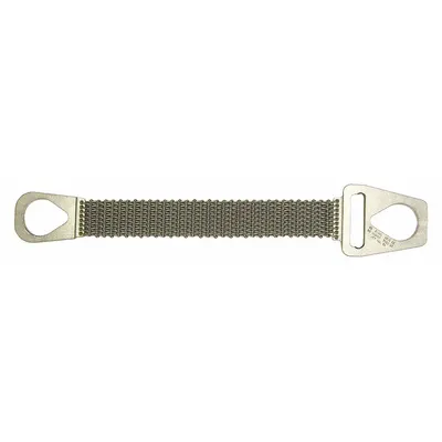 LIFT-ALL Wire Mesh Sling: Type 1, 10 ga Wire Gauge, Steel, 16 ft Sling Lg, 2 in Sling Wd - Triangle & Choker Wire Mesh Slings