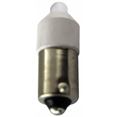 EATON Compact LED Bulb: LED, Miniature Bayonet (BA9s), (T) Tubular, T3-1/4, 24V AC/DC - BA9s Single-Contact Miniature Bayonet Base Lamps