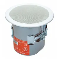 SOUNDTUBE In-Ceiling Speaker: Passive, 2-Way, 4 ohm Impedance, 8 1/4 in Overall Wd, CM400I-WH