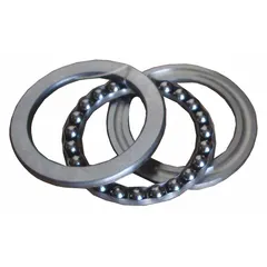 Steel replacement bearing for pallet jacks, compatible with 2ZE60 model. Silver finish. Used to restore smooth wheel movement in material handling equipment.