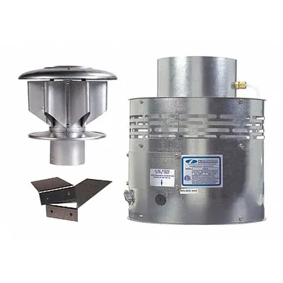 FIELD CONTROLS Combustion Air Intake System: 900 cfm Max, 8 in / 8 in Inlet/Outlet, Up to 910,000 BtuH - Combustion Air Intake Systems