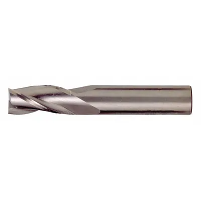 CLEVELAND Corner Radius End Mill: Carbide, 3 Flute, 1/8" Mill Dia, 1/2" LOC, 0.01" Rad - Carbide Corner-Radius End Mills for Aluminum