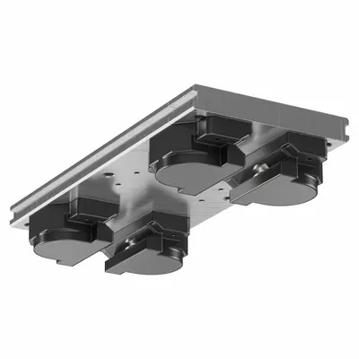 HEPCOMOTION Carriage: For 25 mm Rail Wd, Roller, GV3 Std Carriage, 28.1 mm Carriage Ht - HepcoMotion GV3 Roller Carriages