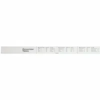 WESTCOTT Yardstick: YMS-1, 3 1/4 ft / 100 cm, 0.08 in Thick, 1/8 in, Clear, Black, Rigid, Matte