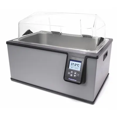 POLYSCIENCE Water Bath: 28 L Capacity, 100°C Max Temp, Stainless Steel, +/-0.1°C, Digital - General Purpose Water Baths
