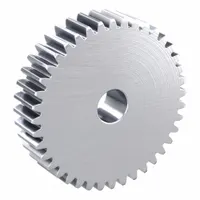 Hubless Spur Gear: Module m 2.5, 40 Teeth, 20 mm Bore Dia, Stainless Steel, 20° Pressure Angle (MPN SUSA2.5-40)