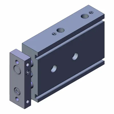 SMC CXSL25TF-50A Guided Compact Cylinder - Guided Compact Cylinders