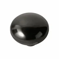 This ball knob features a threaded hole for secure mounting on studs or bolts. Made of thermoset material, it provides a firm grip for manual adjustment and clamping on industrial machinery, control panels, and equipment