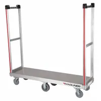 MAGLINER Platform Truck: 1,200 lb, 60 in L x 16 in W x 10 in H Deck, Thermoplastic Rubber, Smooth (MPN BDLK112)