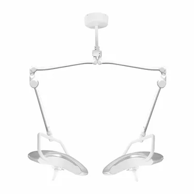 BURTON Examination Light: LED, 45,000 lux @ 1 m, Ceiling, 4300K, 92 CRI, 84 W Watt - Ceiling-Mount Medical Lights