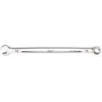 MILWAUKEE Combination Wrench: Chrome Vanadium Steel, Chrome, 1/4 in Head Size, 5 in Overall Lg, Std (MPN 45-96-9408)