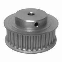 DAYTON Timing Pulley: Curvilinear, Fixed, For 15 mm Belt Wd, 19 Teeth, 5 mm Pitch, Aluminum (MPN 19-5M15M6FA8)