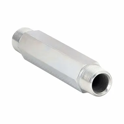 PARKER 1/4 X 2.0 FFF-S Steel Male NPT Threaded Pipe Straight - Hydraulic Threaded Extreme-Pressure Pipe Fittings