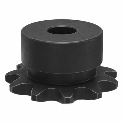 TRITAN Sprocket: One-Sided Hub, For Single Strands, 35, 11 Teeth, 1.331 in Pitch Dia - Size 35 Plain-Bore Roller Chain Sprockets