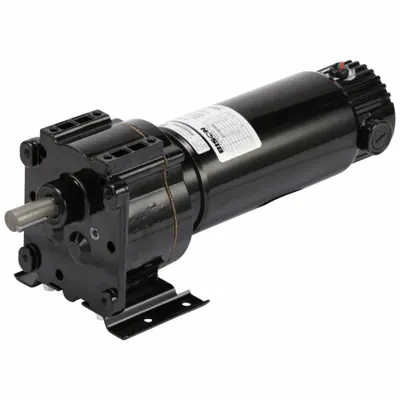BISON Gearmotor: Parallel, 90V DC, TENV, 246 RPM, 90 in-lb Max Torque - Parallel Shaft DC Gearmotors